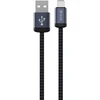 Devia laidas Gracious EC650 USB – USB-C 1,0 m 2,4A juodas