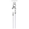 Devia kabelis lanyard 2in1 PD USB-C - Lightning 0,3 m 27W violetinės spalvos