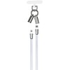 Devia kabelis lanyard 2in1 PD USB-C - Lightning 1,2 m 27W violetinės spalvos
