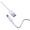 Devia kabelis Shark EC306 USB - USB-C 1,5 m 5A baltos spalvos
