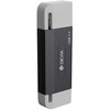 Devia kortelių skaitytuvas 2in1 EL239 USB/USB-C 2.0 juodos spalvos