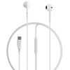 Devia laidinės ausinės Kintone A3 Digital USB-C baltos spalvos