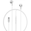 Devia laidinės ausinės Smart M2 Digital Metal USB-C sidabro spalvos