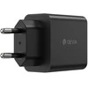 Devia laidinis įkroviklis Rocket PD 45W 1x USB-C juodos spalvos+ kabelis USB-C - USB-C