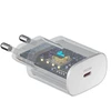 Devia sieninis įkroviklis Smart PD 25W 1x USB-C baltas + laidas USB-C – USB-C