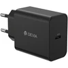 Devia sieninis įkroviklis Rocket PD 45W 1x USB-C juodas