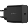 Devia sieninis įkroviklis Rocket PD 45W 1x USB-C juodas
