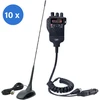 Dėžutė su 10 vienetų CB radijo stoties rinkiniu PNI Escort HP 62 ir PNI Extra 48 antena su magnetu, ASQ, RF stiprinimas