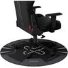Diablo Chairs neslystantis žaidimų kėdės kilimėlis, juodos ir baltos spalvos