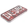 Diesel Snap Dėklas skaidrus AOP Apple iPhone 12 Pro Max raudona-pilka red-pilkas 42568