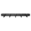 DIGITUS 19″ 1U cable management panel, 5x rings, Color juodas RAL 9005, DN-97602