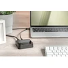 Digitus DA-71545 knyginių kompiuterių dokas / jungčių replikatorius Vielinis USB 3.2 Gen 2 (3.1 Gen 2) Type-C Juoda
