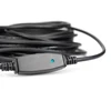 Assmann Electronic DIGITUS prailginimo kabelis USB 3.0 SuperSpeed Type USB A/AM/F aktyvus juodas 15m