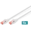 Digitus DK-1644-100-WH-5 tinklo kabelis Balta 10 m Cat6 S/FTP (S-STP)