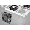 Digitus DN-19 FAN Kompiuterio aušinimo sistema Kompiuterio korpusui Ventiliatorius Juoda