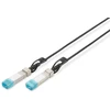Digitus DN-81221-01 „InfiniBand“ arba pluoštinis optinis kabelis 1 m SFP+ Juoda