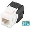 „Digitus CAT 6 Keystone“ lizdas, neekranuotas, 24 vnt. | DN-93603-24
