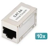 Digitus DN-93905-10 kabelių lizdinio / kištukinio jungčių tipo keitiklis RJ-45 Sidabras