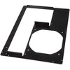 DimasTech PCI back panel Micro-ATX, 5 slots – graphite juodos spalvos