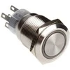 DimasTech vandalizmo mygtukas 19 mm – Silverline – oranžinės spalvos
