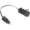 DIN adapteris į EURO cigarečių degiklio lizdą PNI Lighter 01 su ilginamuoju laidu, 12V/24V