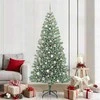Dirbtinė Kalėdų Eglė Su Sniegu ir LED Šviesa su 300 LED 210 cm