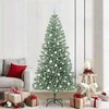 Dirbtinė Kalėdų Eglė Su Sniegu ir LED Šviesa su 300 LED 210 cm
