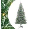 Dirbtinė Kalėdų Eglė Su Sniegu ir LED Šviesa su 300 LED 210 cm