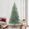 Dirbtinė Kalėdų Eglė Su Sniegu ir LED Šviesa su 300 LED 240 cm