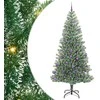 Dirbtinė Kalėdų Eglė Su Sniegu ir LED Šviesa su 300 LED 240 cm