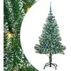 Dirbtinė Kalėdų Eglė Su Sniegu ir LED Šviesa su 150 LED 150 cm
