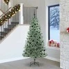 Dirbtinė Kalėdų Eglė Su Sniegu ir LED Šviesa su 300 LED 240 cm
