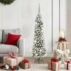 Dirbtinė Kalėdų eglutė Balta 150 cm PVC ir Metalas ir Plastikas