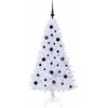 Dirbtinė Kalėdų eglutė Balta 150 cm PVC ir Plienas