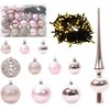 Dirbtinė Kalėdų eglutė su 150 LED Balta 150 cm PVC ir plienas