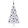 Dirbtinė Kalėdų eglutė Balta 150 cm PVC ir Plienas