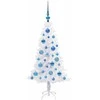 Dirbtinė Kalėdų eglutė su 150 LED Balta 120 cm PVC ir plienas
