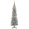 Dirbtinė Kalėdų eglutė Balta 150 cm PVC ir Metalas ir Plastikas