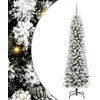 Dirbtinė Kalėdų eglutė Balta 150 cm PVC ir Metalas ir Plastikas