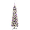 Dirbtinė Kalėdų eglutė Balta 120 cm PVC ir Metalas ir Plastikas