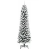 Dirbtinė Kalėdų eglutė Balta 150 cm PVC ir Metalas ir Plastikas
