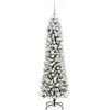Dirbtinė Kalėdų eglutė Balta 150 cm PVC ir Metalas ir Plastikas