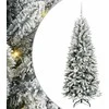Dirbtinė Kalėdų eglutė su 150 LED s stovu Balta 150 cm