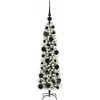Dirbtinė Kalėdų eglutė Balta 120 cm PVC ir Metalas ir Plastikas