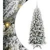 Dirbtinė Kalėdų eglutė su 150 LED s stovu Balta 150 cm