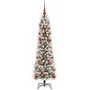 Dirbtinė Kalėdų eglutė Balta 120 cm PVC ir Metalas ir Plastikas