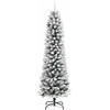 Dirbtinė Kalėdų eglutė Balta 120 cm PVC ir Metalas ir Plastikas