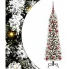 Dirbtinė Kalėdų eglutė Balta 120 cm PVC ir Metalas ir Plastikas