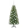 Dirbtinė Kalėdų eglutė su 150 LED Žalia 120 cm PE ir PVC