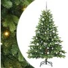 Dirbtinė Kalėdų eglutė su 150 LED Žalia 150 cm PE ir PVC